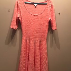 Lularoe Nicole dress, fit and flare.